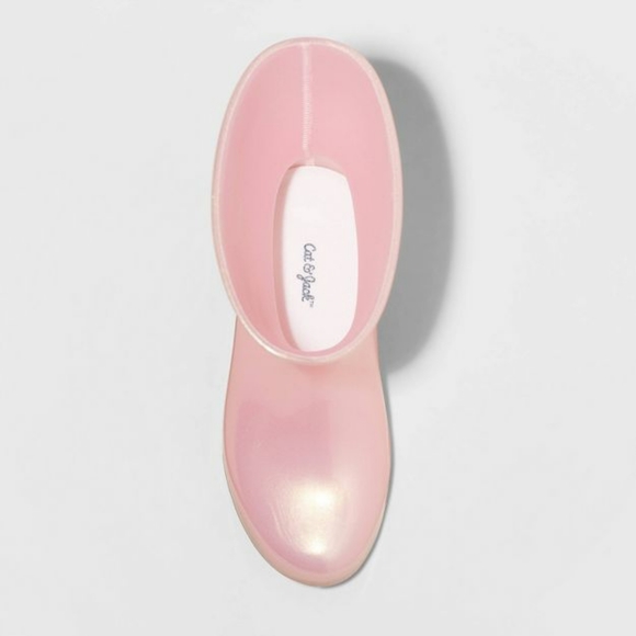 PINK RAIN BOOTS Cat & Jack Target SIZE 7 NWT - Picture 3 of 6